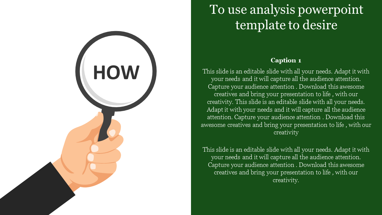 analysis powerpoint template-To use analysis powerpoint template to desire